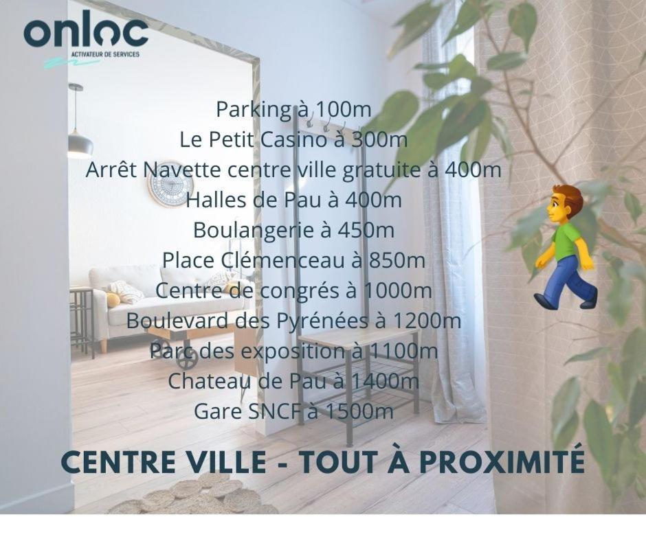 Onloc - Appart Reveil Proche Halles Avec Parking 波城 外观 照片
